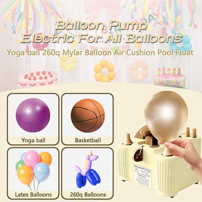 4-in-1 Electric Balloon Pump for All Balloons, Inflatables, and Sports Balls - Image 4