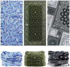 Neck Gaiter Headband Headwear Head Wrap Face Mask Magic Scarf Bandana for Men and Women