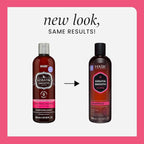 HASK Keratin Smoothing Shampoo + Conditioner Set | For All Hair Types, Sulfate-Free, Paraben-Free, Gluten-Free, Cruelty-Free, Color Safe | 12oz each