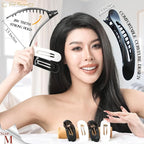 RC ROCHE 6 Pcs Flat Claw Hair Clips for Women Lay Down Barrettes No Crease Side Slide Thick Long Hair Duckbill French Against Head Jaw Claw Styling Clamp, Medium Black & White