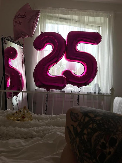 Hot Pink 8 Balloon - Image 8