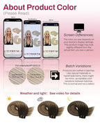 Moresoo Clip in Extensions Real Human Hair Balayage Remy Straight Double Weft Clip in Human Hair Extensions for Fashion Women Party Ombre Dark Brown to Golden Brown with Dark Ash Blonde 7Pcs 120G 16in