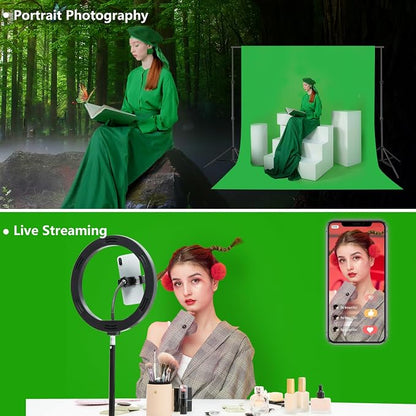 Green Screen Backdrop 10x10 ft, Chroma Key Greenscreen Background - Image 3