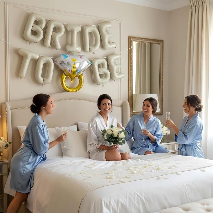 Beige Bachelorette Party Decorations, Cream White Sand Bride To Be Bridal - Image 5