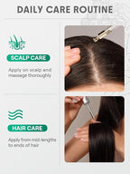 SHEGLAM Hair & Scalp Oil - 0.5 fl oz, Hydrating Serum, Macadamia & Grapeseed Oils, Soothes Dry Scalp, Balances Sebum, Adds Shine, For Sensitive Scalp & Dandruff (Black Castor)