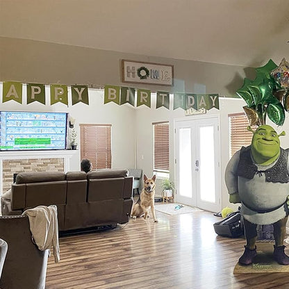 Green Happy Birthday Banner - Image 4