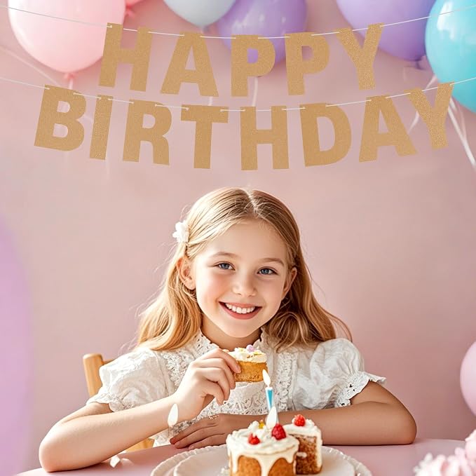 DIY Banner Kit with Letters Glitter Banner Letters Customizable Birthday - Image 4