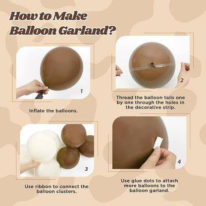 141pcs Cowboy Balloon Garland Arch Kit - Image 3