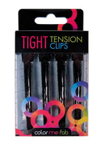 Framar Black Tight Tension Clips For Hair - Set of 4 Professional Hair Clips – Metal Hair Clips for Styling, Stylist Supplies, Hairclips, Hairstylist Essentials - Extra Tight & Durable