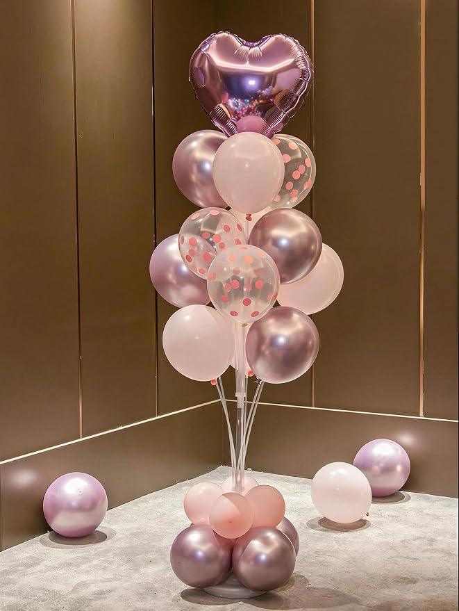 Pink Balloons for Wedding Bridal Shower Baby Shower Decorations | 60Pcs 12Inch - Image 7