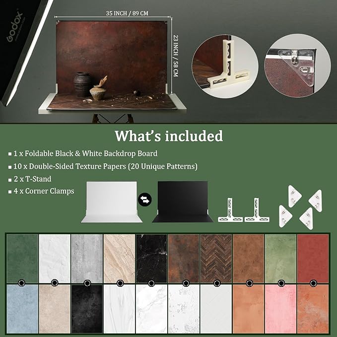 Food Photography Backdrops, Photo Backdrop Board, - Image 2