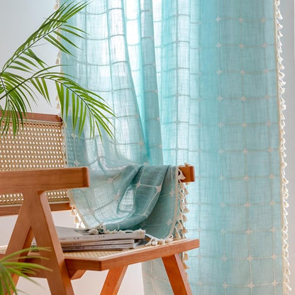 Sutuo Home Boho Curtains 72 Inches Long - Image 2