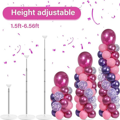 2 Sets Adjustable Balloon Column Stand Kit - Image 4