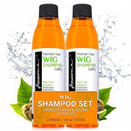Awesome Human Hair Wig Shampoo, pH5, Just Soak, Wig Care, Adds Body & Volume, Freshness Feeling, 7 fl oz(1 set of 2)
