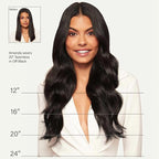 Luxy 100% Remy Human Hair – Halo Clip-In Hair Extensions –Natural Looking Volume & Length - One-Piece - Easy 5-Min Application 150 grams 12" Dimensional Cream Blonde