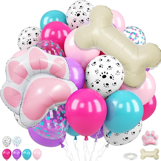 Paw Print Balloons by FunHot