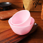 Facial Mask Mixing Bowls, Silicone DIY Face Mask Bowls for Hair Treatments and Oils, Cosmetic Beauty Tool for Home Salon Spa Face Skin Applicator