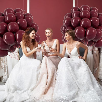 Burgundy Balloons 12 inch, Maroon Balloons 50pcs Party Balloons - Image 5