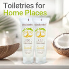 Travel Size 2 in 1 Shampoo & Conditioner, Refreshing Tropical Coconut Scent Shampoo Amenities - Small Hotel Toiletries in Bulk (1 Fl Oz, 100 Pack)