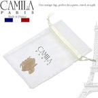 Camila Paris CP3555 French Hair Clip for Women, Small, Nude 1.5 Inch Girls Hair Claw Clips Jaw Fashion Durable Styling Hair Accessories for Women, Strong Hold No Slip Grip, Made in France