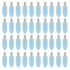 No Crease Hair Clips Makeup Pin Curl Clip Bulk 40Pcs Multicolor No Bend Dent Bang Creaseless Hair Clips for Makeup Application Bangs Hairpin Setting Pins Clip for Women Styling (L.Blue)