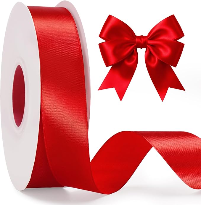 KINGLAKE Red Satin Ribbon by KINGLAKE