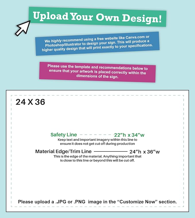 CustomForMe Personalized Vinyl Banner – Vinyl Printed Customizable Banner - Image 3