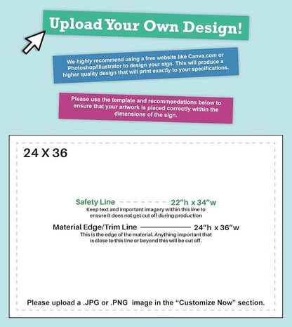 CustomForMe Personalized Vinyl Banner – Vinyl Printed Customizable Banner - Image 3