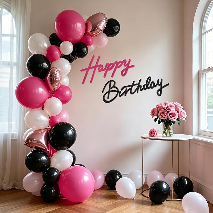 TONIFUL Happy Birthday Sign for Backdrop - Image 5