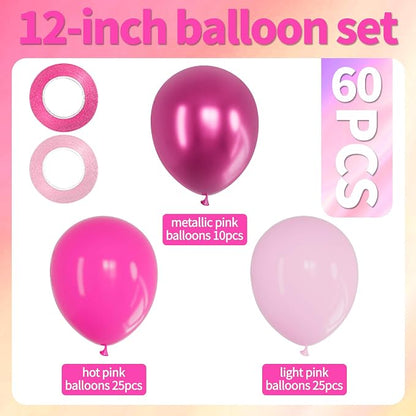 Pink Balloons Metallic - Image 4
