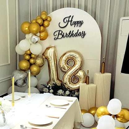 TONIFUL Happy Birthday Sign for Backdrop - Image 4
