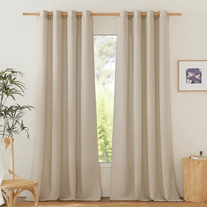 NICETOWN Thick Flax Linen Curtains by NICETOWN