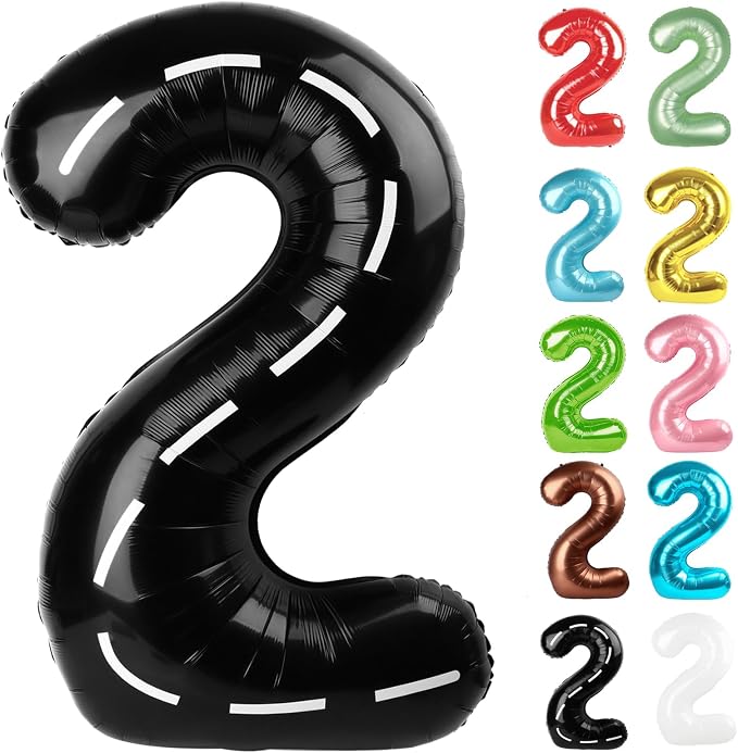 Race Car Number 2 Balloon 40 Inch by IWERP
