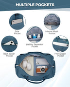 Gym Bag Womens,Travel Duffel Carry on Bag Sport Tote Bag Weekend Overnight Bag