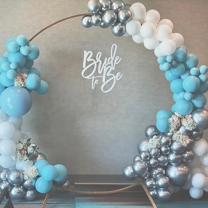 Teal and Silver Balloons - Image 3