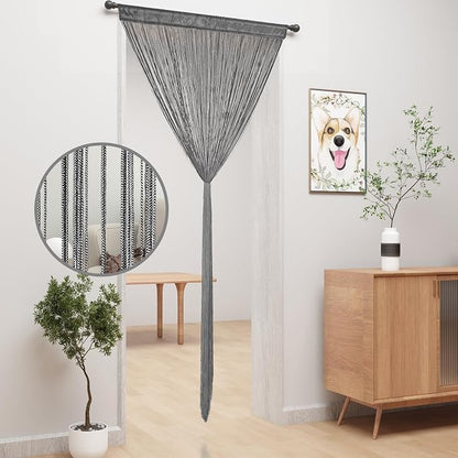 YIIBAII Door String Curtains Fringe Door Curtains - Image 2