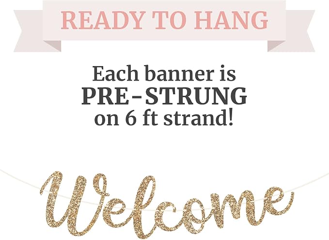 Pre-Strung Welcome Banner - Image 3
