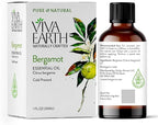 Bergamot Essential Oil – Pure & Natural Citrus Oil for Diffuser, Hair, Face, Skin Care, Aromatherapy, Scalp & Body Massage, Soap & Candle Making – with Dropper, 1 Fl Oz