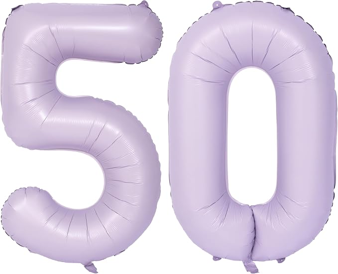 40 In Matte Purple Number Balloons Helium Foil Mylar Balloon Digital 50 | by Exquisitehighqualitypartydecorationstomeetyoureveryneed%EF%BC%81