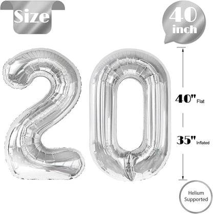 Sliver 20 Balloon - Image 5