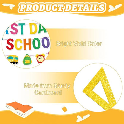 First Day Of School Banner Decor, Back To School Garland Decor, First Day Of - Image 7