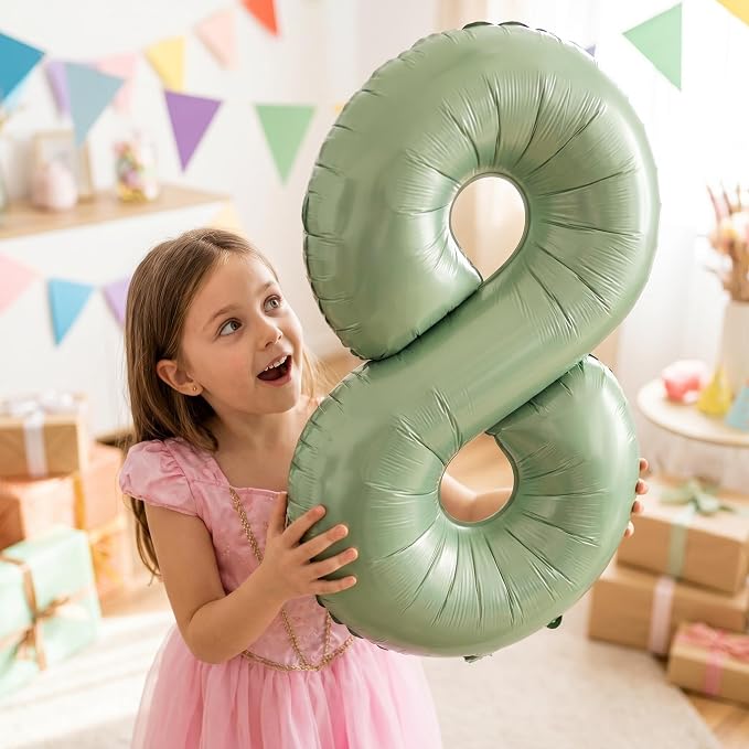 YPSelected 32 Inch Large Foil Helium Number Balloon Birthday Wedding Party 0-9 - Image 2