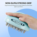 3 in 1 Hair Growth Scalp Massager,Replaceable Shampoo Brush for Relaxing,Deep Cleansing Exfoliator & Soothes itching - Wet/Dry Use for All Hair Types,Blue