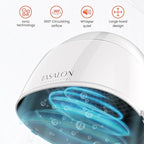 TASALON Ionic Hooded Dryer - 1875W Bonnet Dryer, 3 Heating Settings, Sit Under for Home and Salon, Portable Hair Dryer with Hood, Height Adjustable Hooded Hair Dryer- White