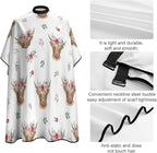 Hairdresser Cape with Neck Clasp for Coloring/Perming/Styling