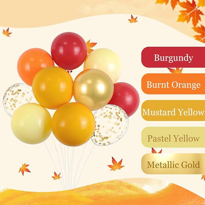 60pcs 12inch Fall Thanksgiving Balloons - Image 4