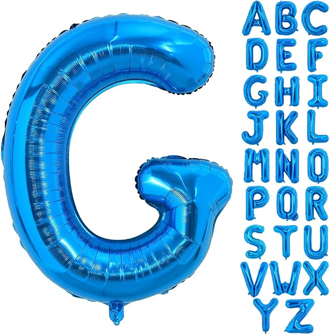 TONIFUL 40 Inch Large Blue Letter G Foil Balloons Alphabet Balloons | Giant by TONIFUL