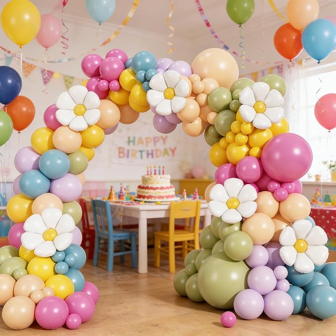 Daisy Flower Balloon Arch Kit - Image 7