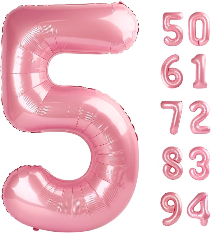 Pastel Pink 5 Balloon by IWERP