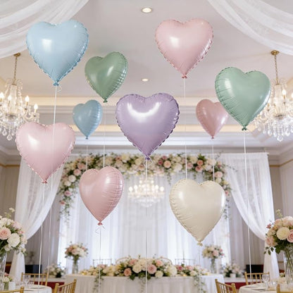Pastel Heart Balloons - Image 5